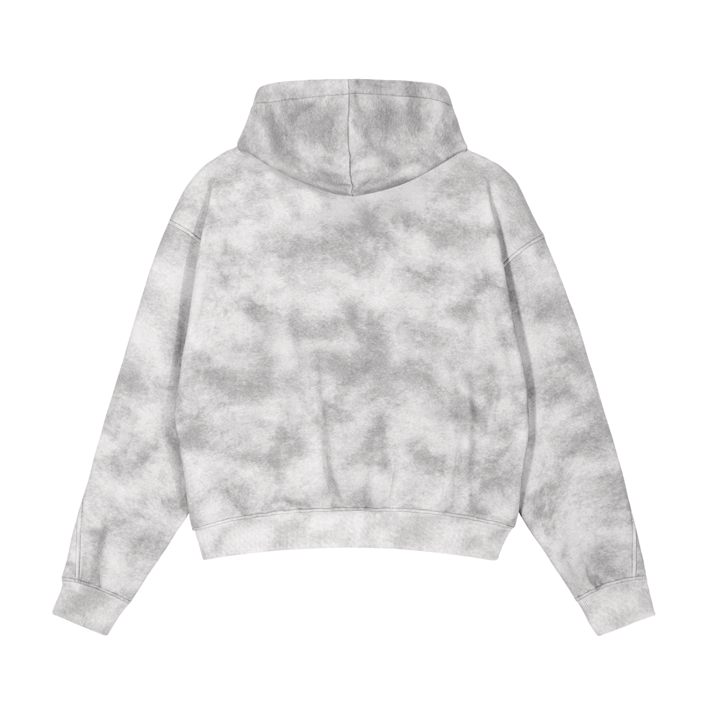 Dirty Washed "Faith" Zip-Up Fleece Hoodie